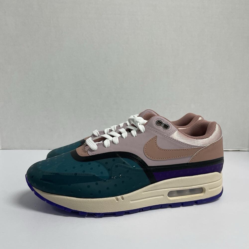 Nike Air Max 1 Premium Mini Symbols DV2301 501 Size 9.5 Women Green Blue Pink
